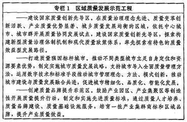 中共中央 國(guó)務(wù)院印發(fā)《質(zhì)量強(qiáng)國(guó)建設(shè)綱要》